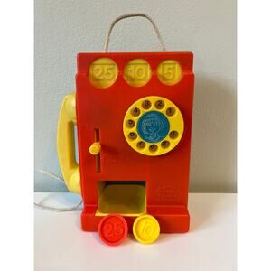 Vintage Handi-Craft Pay Phone Rotary dial phone Not Tested Change Arm Broken
